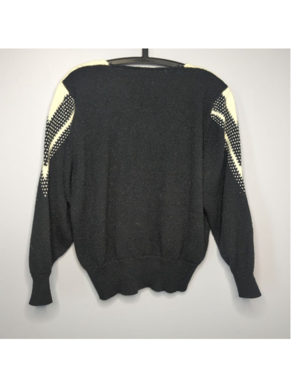 Vintage Christina Grant Angora Blend Sweater - Metallic Accents - Sz 2X - 80s - Picture 11 of 15